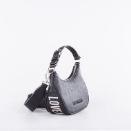 Снимка на LOVE MOSCHINO GIANT LOGO МАЛКА ДАМСКА ХОБО ЧАНТА В ЧЕРНО 2