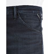 Picture of REPLAY MEN'S WAINE TAPERED-FIT JEANS 10.5 OZ BLUE BLACK STRETCH DENIM IN DARK BLUE 5