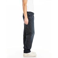 Picture of REPLAY MEN'S WAINE TAPERED-FIT JEANS 10.5 OZ BLUE BLACK STRETCH DENIM IN DARK BLUE 2