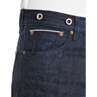 Picture of REPLAY MEN'S LUIYS TAPERED-FIT JEANS 13 OZ SELVEDGE INDIGO COTTON DENIM IN DARK BLUE 7
