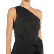 Picture of REPLAY WOMEN'S MINI DRESS WITH ONE SHOULDER IN BLACK 5