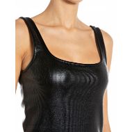 Picture of REPLAY WOMEN'S SKINNY-FIT COATED RIBBED DRESS IN BLACK 4