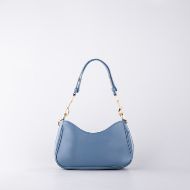 Снимка на LOVE MOSCHINO DANGLING ДАМСКА КОЖЕНА ХОБО ЧАНТА С ВЕРИГА В СИНЬО 2