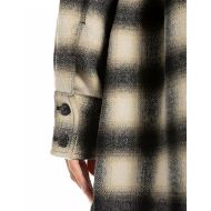 Picture of REPLAY WOMEN'S CHEQUERED WOOL-BLEND JACKET IN BLACK/SAND/WINTER WHITE 7