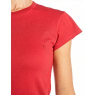 Picture of REPLAY WOMEN'S SKINNY-FIT T-SHIRT WITH EMBROIDERY IN WINE RED 5