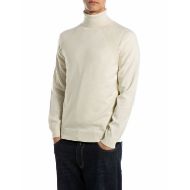 Picture of REPLAY MEN'S REGULAR-FIT TURTLE-NECK PULLOVER IN NATURAL ROPE 1