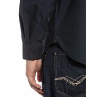 Picture of REPLAY MEN'S RELAXED-FIT COTTON OXFORD SHIRT IN NAVY 3