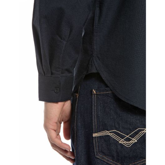Show details for REPLAY MEN'S RELAXED-FIT COTTON OXFORD SHIRT IN NAVY 3 - FanPoint Picture of REPLAY MEN'S RELAXED-FIT COTTON OXFORD SHIRT IN NAVY 3