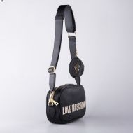 Снимка на LOVE MOSCHINO ДАМСКА КРОСБОДИ ЧАНТА С АКСЕСОАР В ЧЕРНО 2