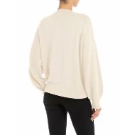 Picture of REPLAY WOMEN'S OVERSIZED VISCOSE JUMPER IN WINTER WHITE 2