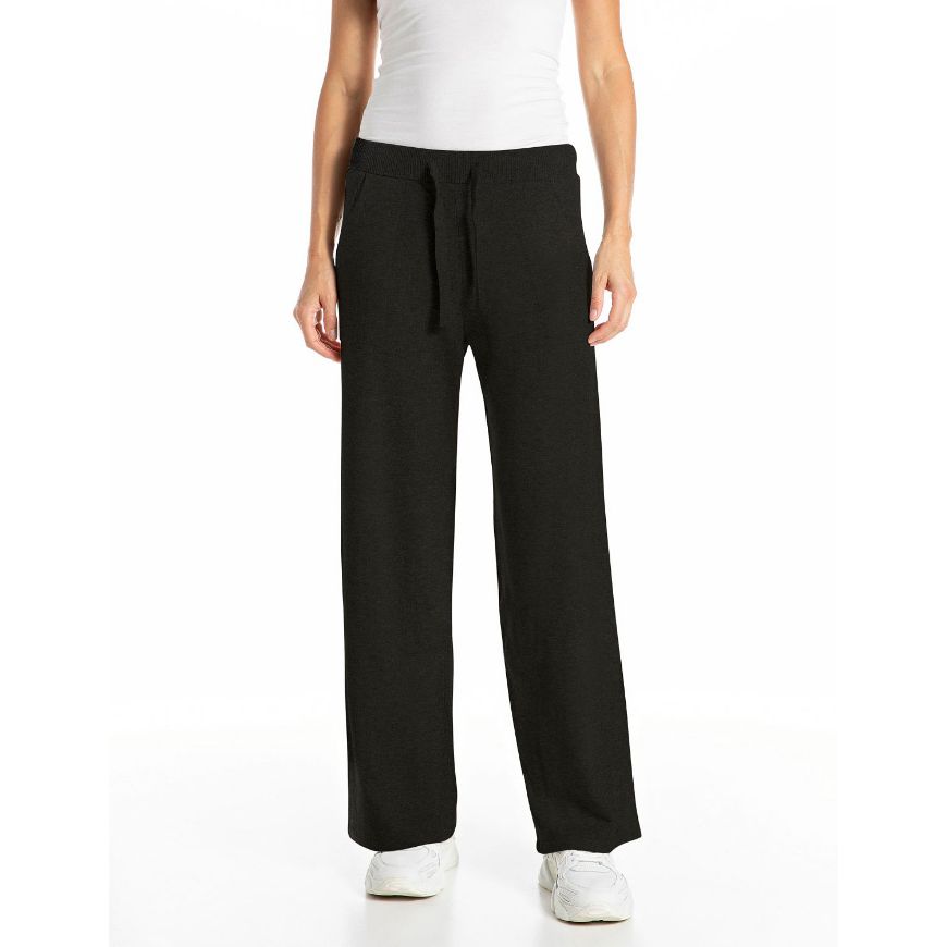 Picture of REPLAY WOMEN'S REGULAR VISCOSE JOGGER IN BLACK