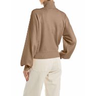 Picture of REPLAY WOMEN'S OVERSIZED TURTLE-NECK JUMPER IN CAMEL 2