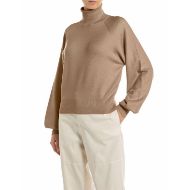 Picture of REPLAY WOMEN'S OVERSIZED TURTLE-NECK JUMPER IN CAMEL 1