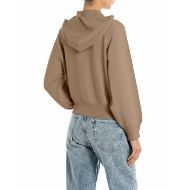 Picture of REPLAY WOMEN'S OVERSIZED HOODED JUMPER IN CAMEL 2