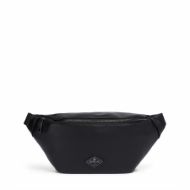 Picture of REPLAY MEN'S HAMMERED PU BELT BAG WITH DIAMOND LOGO IN BLACK 1