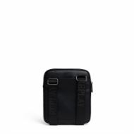 Picture of REPLAY MEN'S HAMMERED PU CROSSBODY BAG WITH DIAMOND LOGO IN BLACK 3