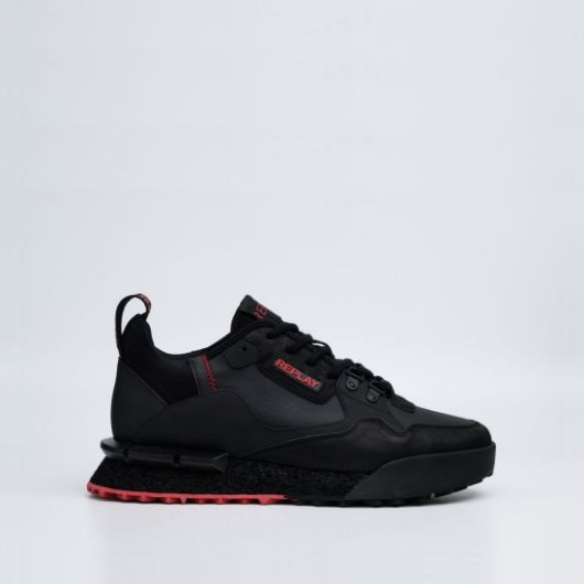 Show details for REPLAY MEN'S FIELD SPEED RAW 25 SNEAKERS IN BLACK 1 - FanPoint Picture of REPLAY MEN'S FIELD SPEED RAW 25 SNEAKERS IN BLACK 1