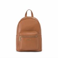 Picture of REPLAY WOMEN'S SOLID-COLOURED BACKPACK IN CARAMEL CAFE 1