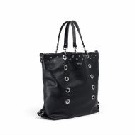 Picture of REPLAY WOMEN'S REVERSIBLE SHOPPER BAG IN DENIM AND CROCODILE PU 2