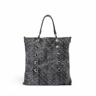 Picture of REPLAY WOMEN'S REVERSIBLE SHOPPER BAG IN DENIM AND CROCODILE PU 4