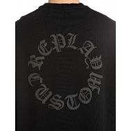 Picture of REPLAY MEN'S RELAXED-FIT SWEATSHIRT IN BLACK 4