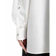 Picture of REPLAY WOMEN'S OVERSIZED POPLIN SHIRT IN WHITE 6
