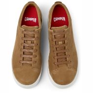 Picture of CAMPER WOMEN'S RUNNER UP LEATHER SNEAKERS IN BROWN 3