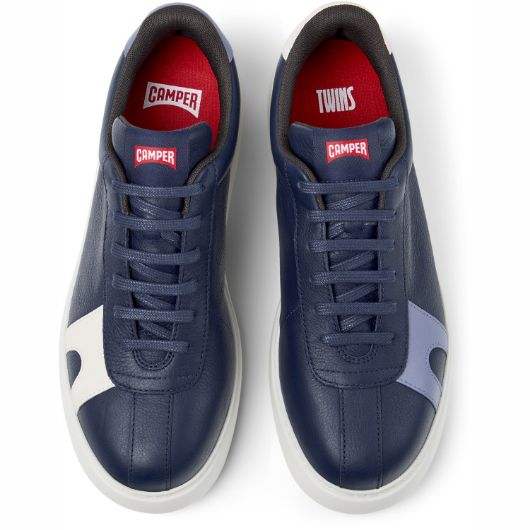 Показвай детайлите за CAMPER TWINS МЪЖКИ КОЖЕНИ СПОРТНИ ОБУВКИ В ТЪМНОСИНЬО 2 - FanPoint Снимка на CAMPER TWINS МЪЖКИ КОЖЕНИ СПОРТНИ ОБУВКИ В ТЪМНОСИНЬО 2