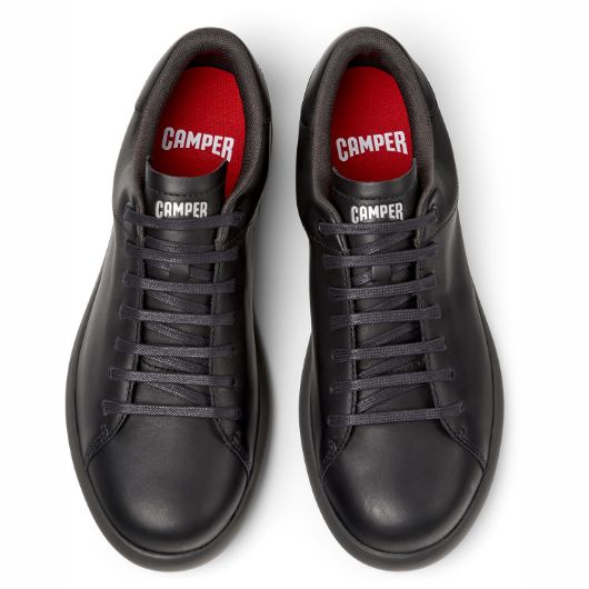 Show details for CAMPER MEN'S PELOTAS SOLLER LEATHER SNEAKERS IN BLACK Picture of CAMPER MEN'S PELOTAS SOLLER LEATHER SNEAKERS IN BLACK