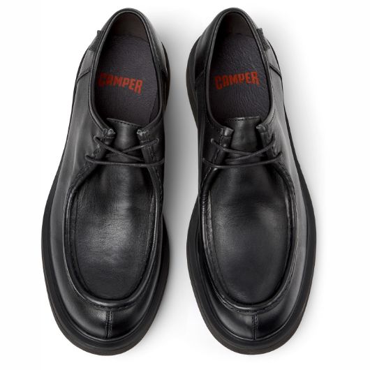 Show details for CAMPER MEN'S NORMAN LEATHER SHOES IN BLACK Picture of CAMPER MEN'S NORMAN LEATHER SHOES IN BLACK
