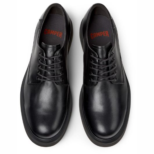 Show details for CAMPER MEN'S NORMAN LEATHER SHOES IN BLACK Picture of CAMPER MEN'S NORMAN LEATHER SHOES IN BLACK