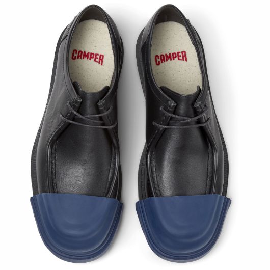 Показвай детайлите за CAMPER JUNCTION МЪЖКИ КОЖЕНИ ОБУВКИ В ЧЕРНО 3 - FanPoint Снимка на CAMPER JUNCTION МЪЖКИ КОЖЕНИ ОБУВКИ В ЧЕРНО 3