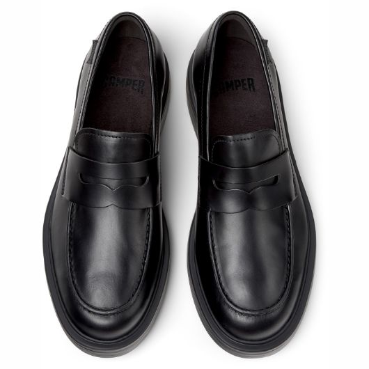 Показвай детайлите за CAMPER DEAN МЪЖКИ КОЖЕНИ МОКАСИНИ В ЧЕРНО 3 - FanPoint Снимка на CAMPER DEAN МЪЖКИ КОЖЕНИ МОКАСИНИ В ЧЕРНО 3