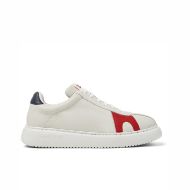 Picture of CAMPER WOMEN'S TWINS LEATHER SNEAKERS IN WHITE 4