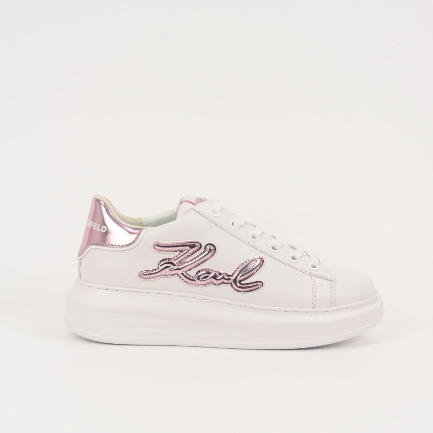 Picture of KARL LAGERFELD WOMEN'S KAPRI SIGNIA EMBOSS LO LACE IN WHITE