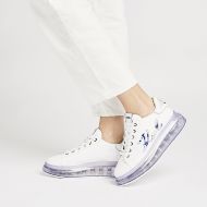 Picture of KARL LAGERFELD WOMEN'S KAPRI KUSHION SIGNIA GLITTERFLOW IN WHITE 6