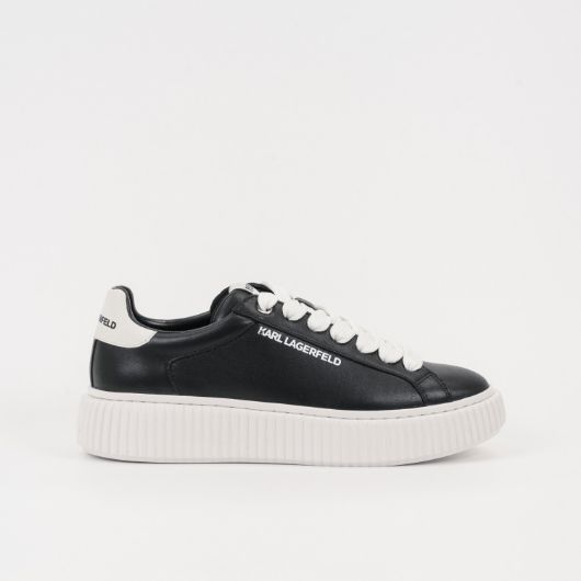 Show details for KARL LAGERFELD MEN'S KAPRIKA LONG LOGO LACE IN BLACK 1 - FanPoint Picture of KARL LAGERFELD MEN'S KAPRIKA LONG LOGO LACE IN BLACK 1