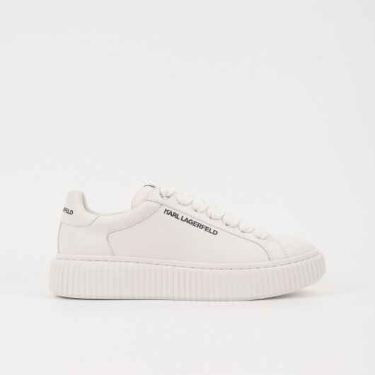 Show details for KARL LAGERFELD MEN'S KAPRIKA LONG LOGO LACE IN WHITE 1 - FanPoint Picture of KARL LAGERFELD MEN'S KAPRIKA LONG LOGO LACE IN WHITE 1
