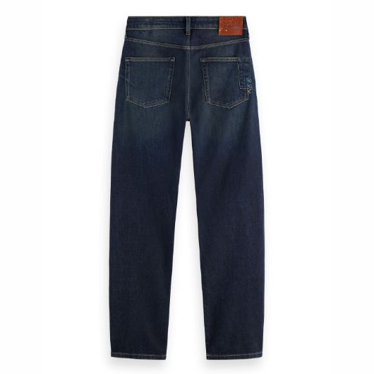 Показвай детайлите за SCOTCH&SODA MEN'S THE ZEE STRAIGHT JEANS - PAINT IT BLAUW 2 - FanPoint Снимка на SCOTCH&SODA MEN'S THE ZEE STRAIGHT JEANS - PAINT IT BLAUW 2