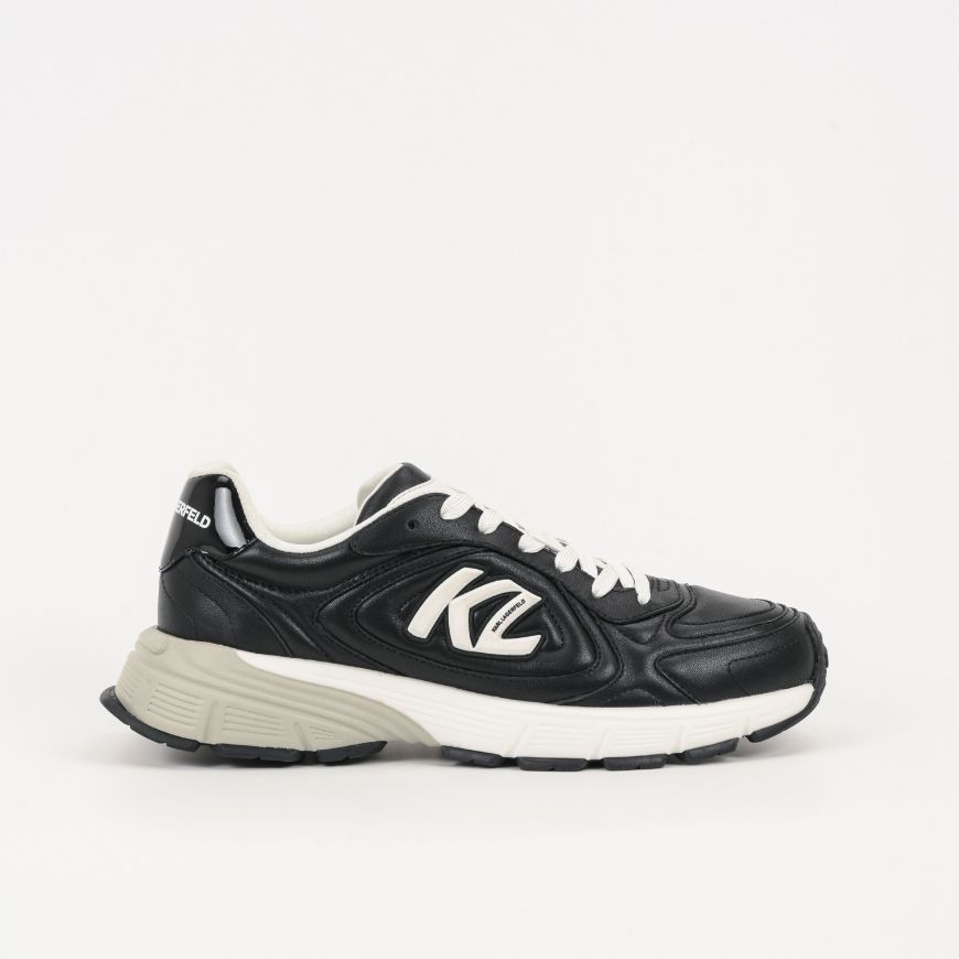 Picture of KARL LAGERFELD MEN'S ORION SIDETRIM LAYER LEATHER IN BLACK