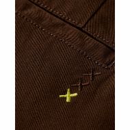 Снимка на SCOTCH&SODA MEN'S SEASONAL CORE - DRIFT - WASHED COTTON BLEND CHINO IN MEDIUM BROWN 3