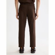 Снимка на SCOTCH&SODA MEN'S SEASONAL CORE - DRIFT - WASHED COTTON BLEND CHINO IN MEDIUM BROWN 5