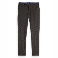 Снимка на SCOTCH&SODA MEN'S SEASONAL CORE - MOTT - TAILORED JERSEY YARN DYED CHINO IN DARK GREY 1