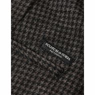 Снимка на SCOTCH&SODA MEN'S SEASONAL CORE - MOTT - TAILORED JERSEY YARN DYED CHINO IN DARK GREY 3