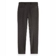 Снимка на SCOTCH&SODA MEN'S SEASONAL CORE - MOTT - TAILORED JERSEY YARN DYED CHINO IN DARK GREY 2