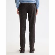 Снимка на SCOTCH&SODA MEN'S SEASONAL CORE - MOTT - TAILORED JERSEY YARN DYED CHINO IN DARK GREY 5