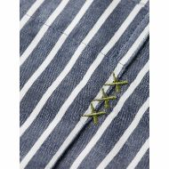Снимка на SCOTCH&SODA MEN'S STRIPED RELAXED FIT POPLIN SHIRT IN NAVY/WHITE STRIPES 3