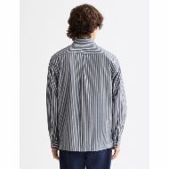 Снимка на SCOTCH&SODA MEN'S STRIPED RELAXED FIT POPLIN SHIRT IN NAVY/WHITE STRIPES 5