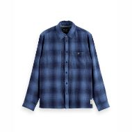 Снимка на SCOTCH&SODA MEN'S SHADOW CHECK SHIRT IN NAVY 1