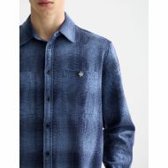 Снимка на SCOTCH&SODA MEN'S SHADOW CHECK SHIRT IN NAVY 6